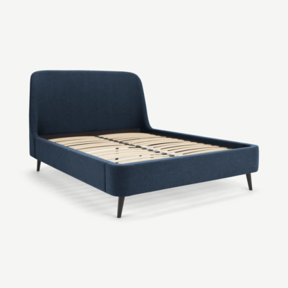 An Image of Hayllar King Size Bed, Aegean Blue