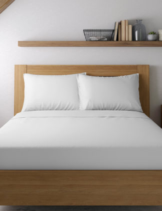 An Image of M&S Egyptian Cotton 400 Thread Count Sateen Standard Pillowcase
