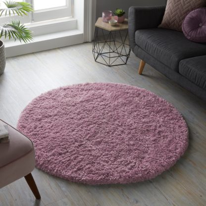 An Image of Sparks Circle Rug Sparks Anthracite