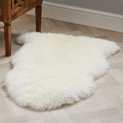 An Image of Single Pelt Sheepskin Rug Navy