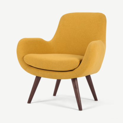An Image of Moby Accent Armchair, Yolk Yellow