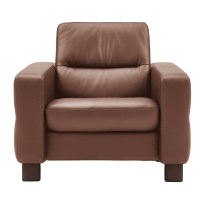 An Image of Stressless Wave Low Back Chair, Leather
