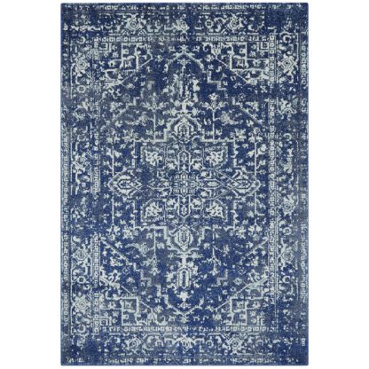 d661ee813b7a3e7bff3623ace2229b64d4aa4abab0a768a27e96637a16450698.jpg An Image of Asiatic Nova Abstract Rectangular Rug - 80x150cm - Blue