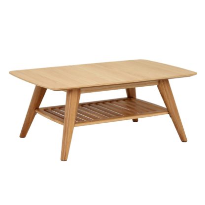An Image of Lund Oak Coffee Table
