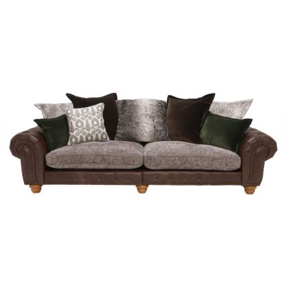 An Image of Melville Grand Split Frame Pillow Back Sofa, Stock