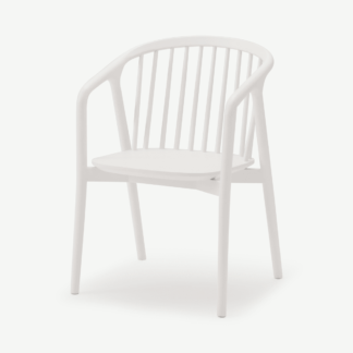 An Image of Tacoma Carver Dining Chair, Whitewash