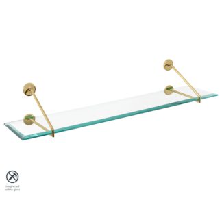 An Image of Cleo Shelf Brass