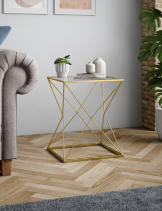 An Image of M&S Star Geometric Side Table