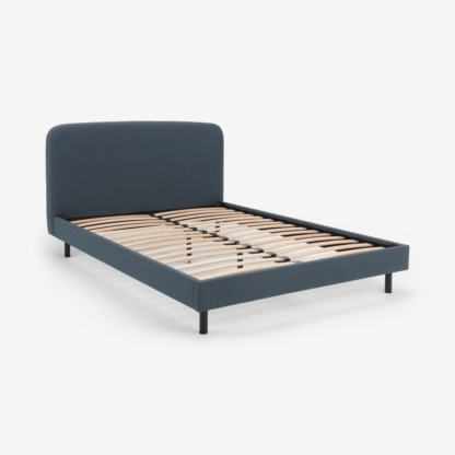 An Image of Besley King Size Bed, Aegean blue