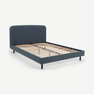 An Image of Besley Super Kingsize Bed, Aegean Blue