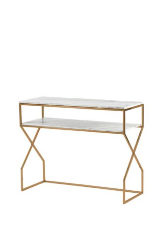 An Image of Alhambra Brass Console Table