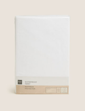 An Image of M&S Terry Waterproof Mattress Protector
