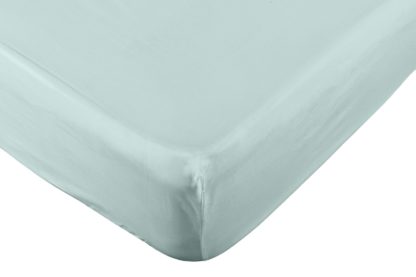 An Image of Argos Home Easycare 100% Cotton 28cm Fitted Sheet - Single