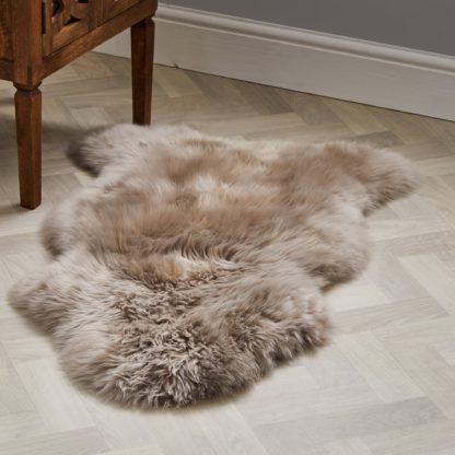 An Image of Single Pelt Sheepskin Rug Navy