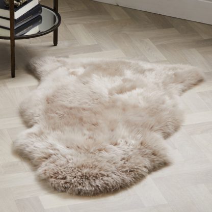 An Image of Single Pelt Sheepskin Rug Navy