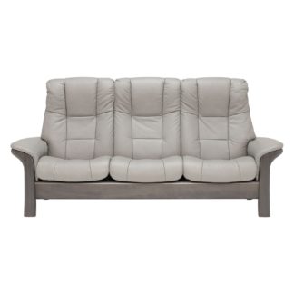 An Image of Stressless Windsor High Back 3 Seater, Quickship