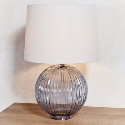 An Image of Vogue Sur Table Lamp Base Clear