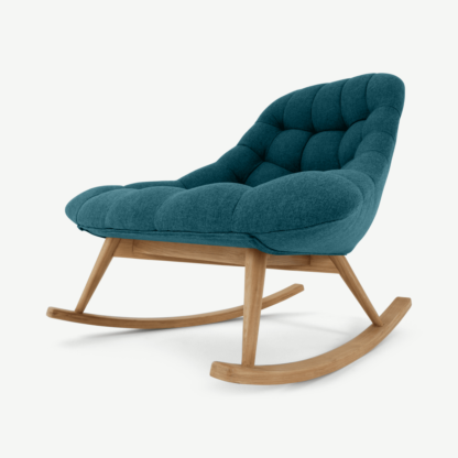 An Image of Kolton Rocking Chair, Mineral Blue