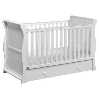 An Image of Nebraska Cot Bed - White