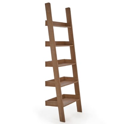 eb4a31b42c9235956186a8ad1290da8a4a298e181100a12a0d3f0f7f71a673bf.jpg An Image of Fulton Ladder Bookcase Brown