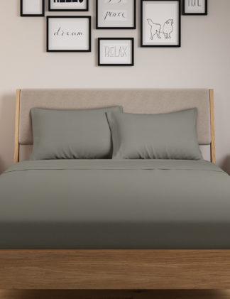 An Image of M&S 2 Pack Body Sensor™ Pure Cotton Pillowcases