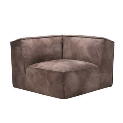 An Image of Timothy Oulton Nirvana Leather Medium Sectional 1 Seater