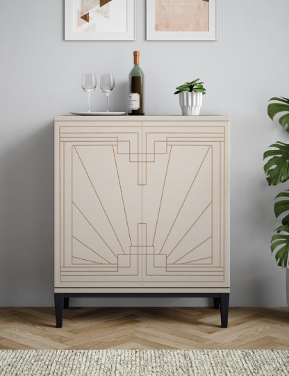 An Image of M&S Carraway Drinks Cabinet