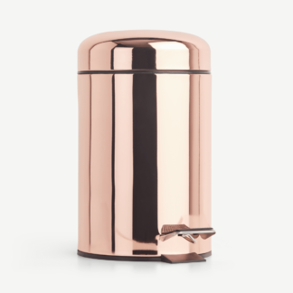 An Image of Lilo Bathroom Pedal Bin 3L, Copper