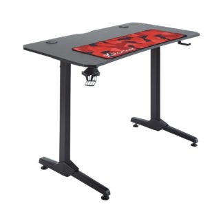 An Image of X Rocker Panther Gaming Desk - Black