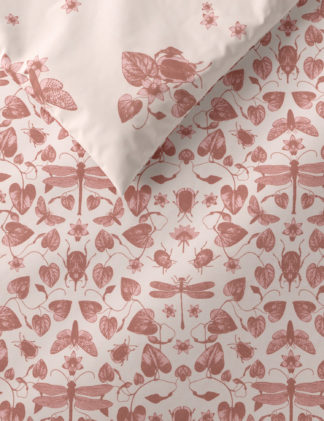 An Image of M&S Cotton Blend Bugs Bedding Set