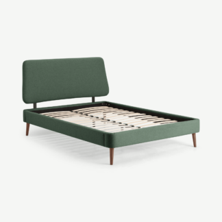 An Image of Lowrie Double Bed, Darby Green