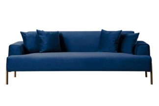 An Image of Duke Three Seat Sofa - Navy