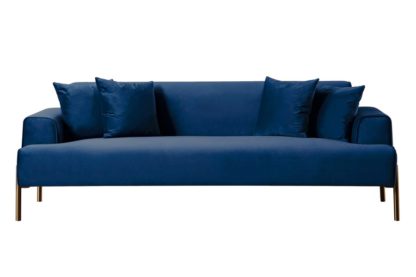 An Image of Duke Three Seat Sofa - Navy