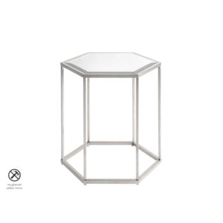 An Image of Alveare Silver Side Table