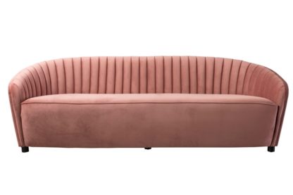 An Image of Alice Three Seat Sofa - Blush Pink