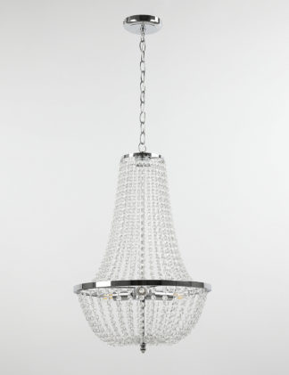 An Image of M&S Evie Glass Empire Chandelier