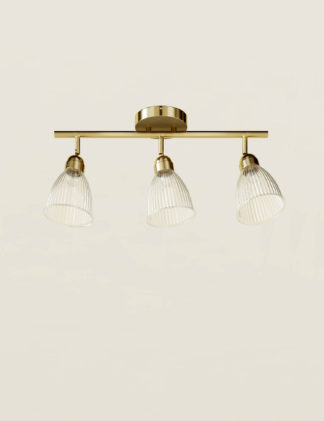 An Image of M&S Florence 3 Light Flush Bar Light