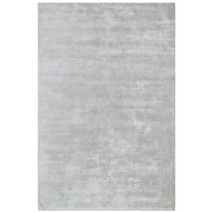 An Image of Katherine Carnaby Chrome Hand Woven Rug, Silver
