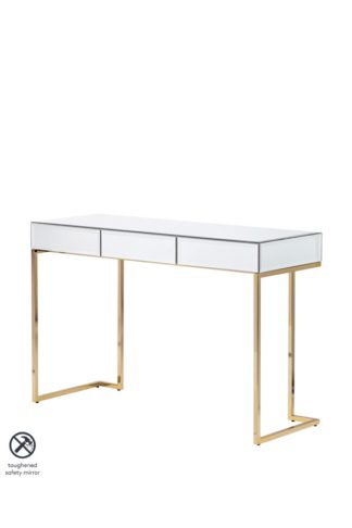 An Image of Lorenzo Toughened Mirror Console Table