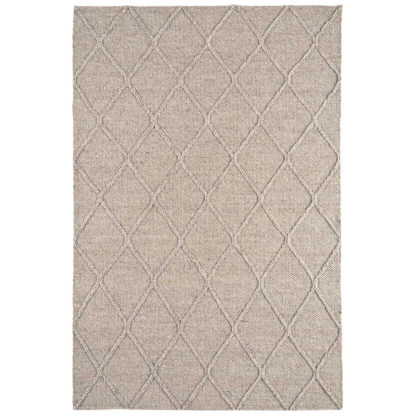 An Image of Flori Diamond Hand Woven Rug, Camel