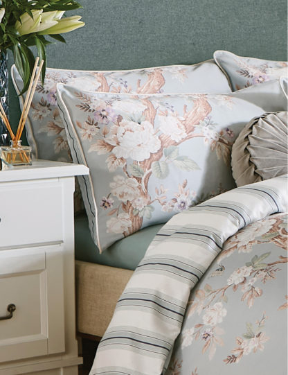 An Image of M&S Laura Ashley 2 Pack Pure Cotton Belvedere Pillowcases