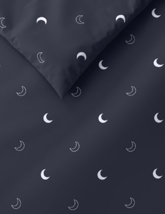 An Image of M&S 2 Pack Cotton Blend Moon Bedding Sets