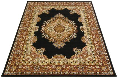 02b81b52bcbf09c24585e88b20e0a50da2b154d11731999fc4ec058e13000a65.jpg An Image of Maestro Traditional Rug - 60x110cm - Green.