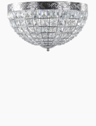 An Image of M&S Gem Ball Flush Ceiling Light