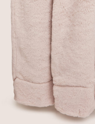 An Image of M&S Supersoft Faux Fur Throw