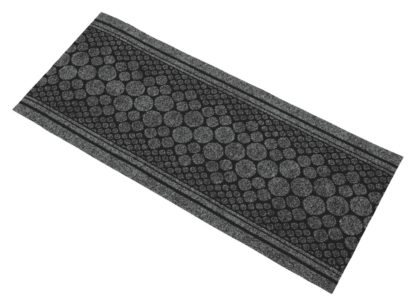 1524b1b15ef8d9003cfc1d77138c36f34b7bba633ec5d3d121b87c6c752a55be.jpg An Image of Pebbles Print Indoor Cut Pile Runner - 67x150cm - Blue