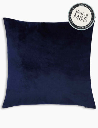 An Image of M&S Unisex Velvet Cushion