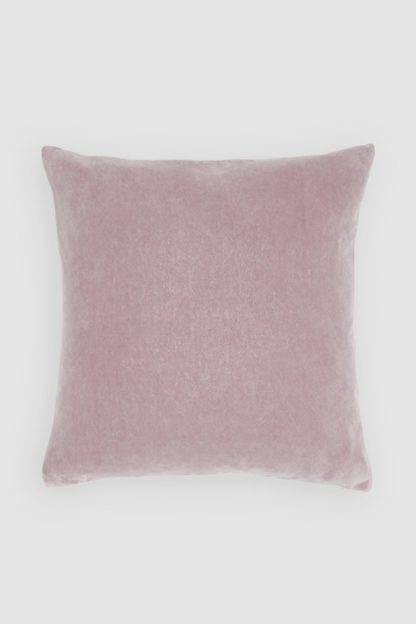An Image of Washed Velvet Feather Filled Cushion