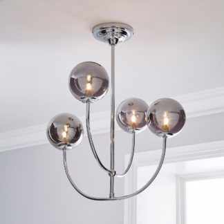 An Image of Gigi Chrome Ceiling Fitting Chrome