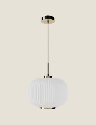 An Image of M&S Amelia Ridge Pendant Light